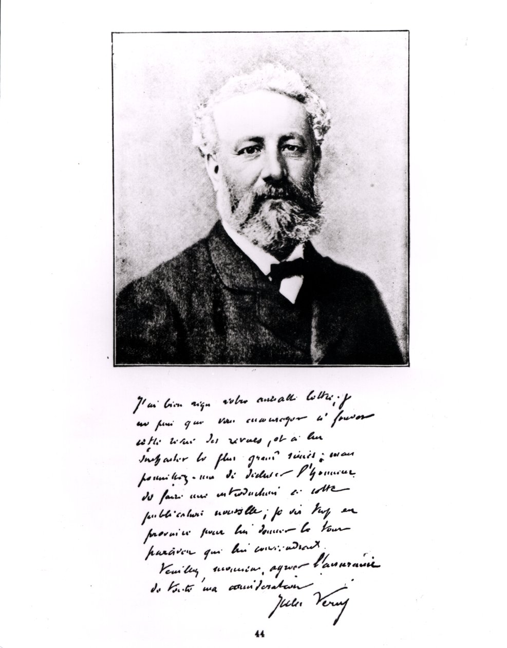 Portrait de Jules Verne (1828-1905) - French Photographer