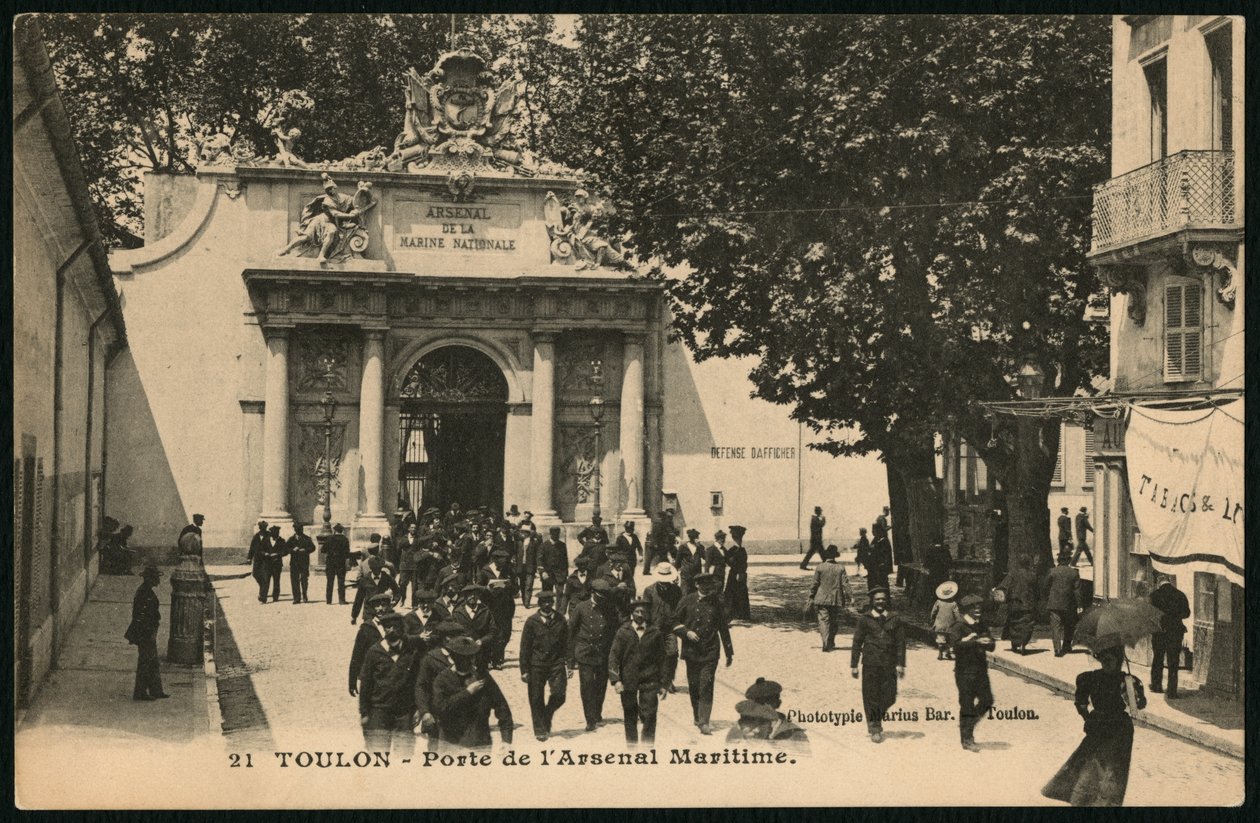 Carte postale représentant la porte de l