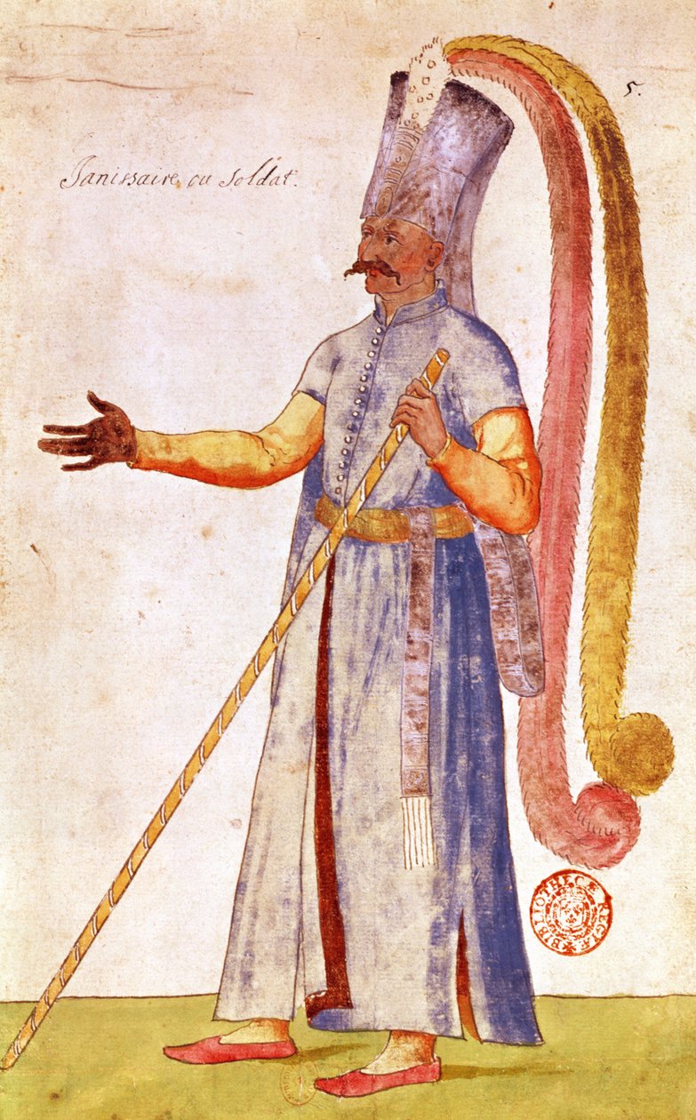 Un janissaire ou soldat, 1567 - French School