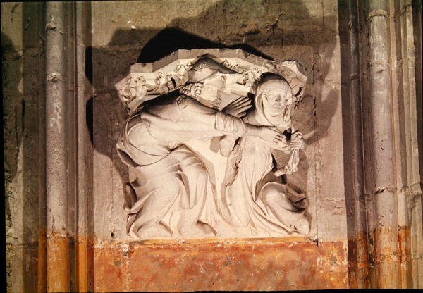 Une scène galante, de la console dans le transept - French School