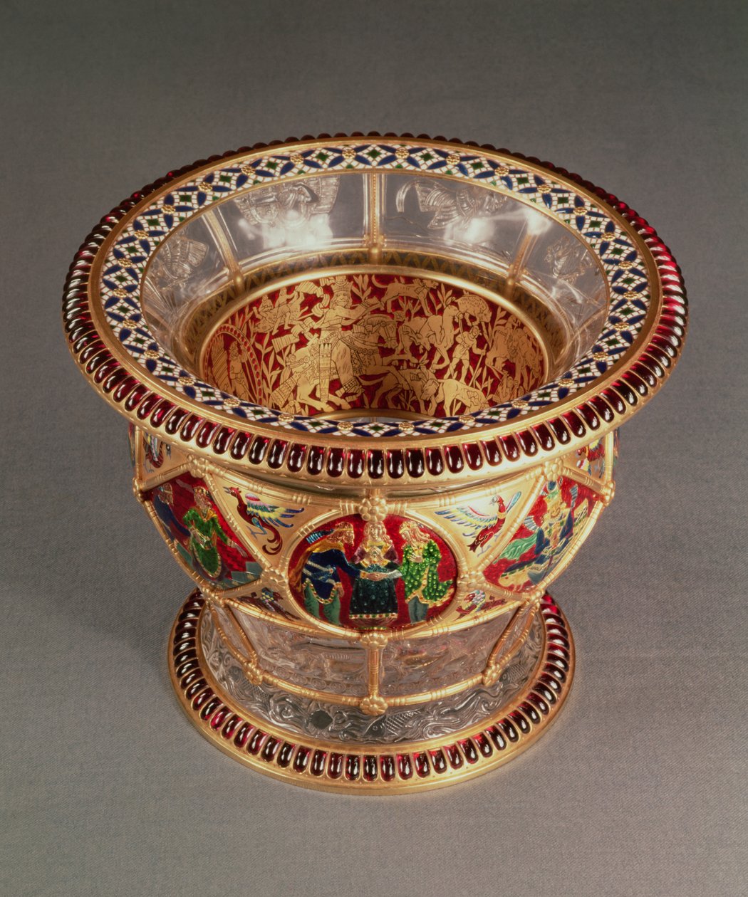 Boîte avec émaillage plique-à-jour et cloisonné, par Alexis Falize, Paris, vers 1870 - French School