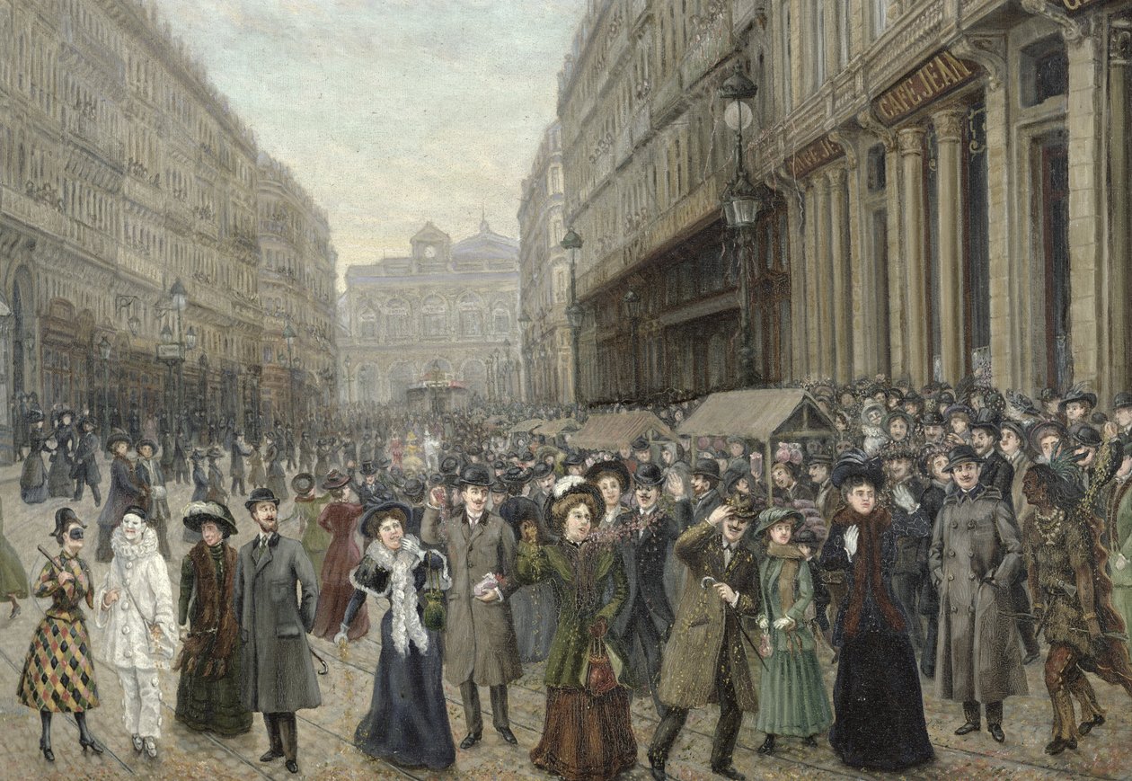 Carnaval à Lille (détail) - French School