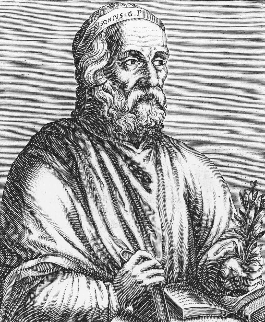 Decimus Maximus Ausonius (c.310-395) 1584 - French School