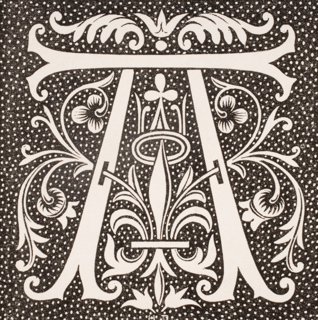Lettre décorée 