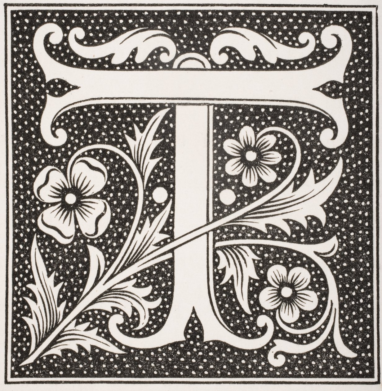 Lettre décorée 