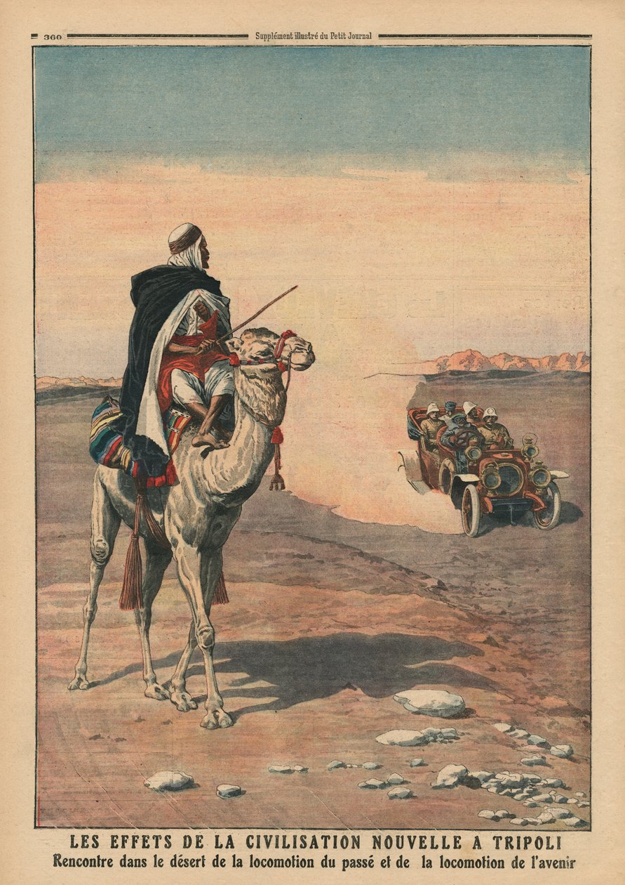 Effets de la nouvelle civilisation à Tripoli, illustration de 