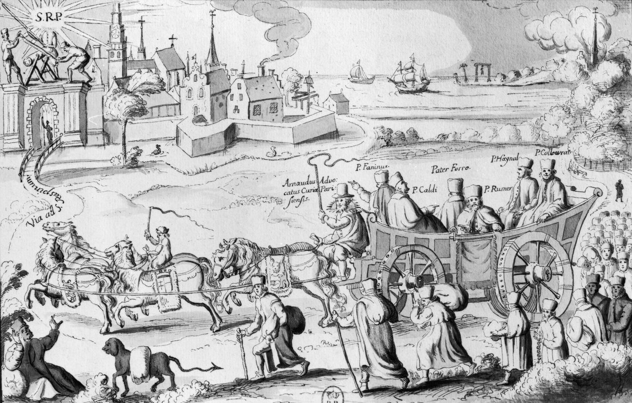Expulsion des Jésuites, mars 1764 - French School
