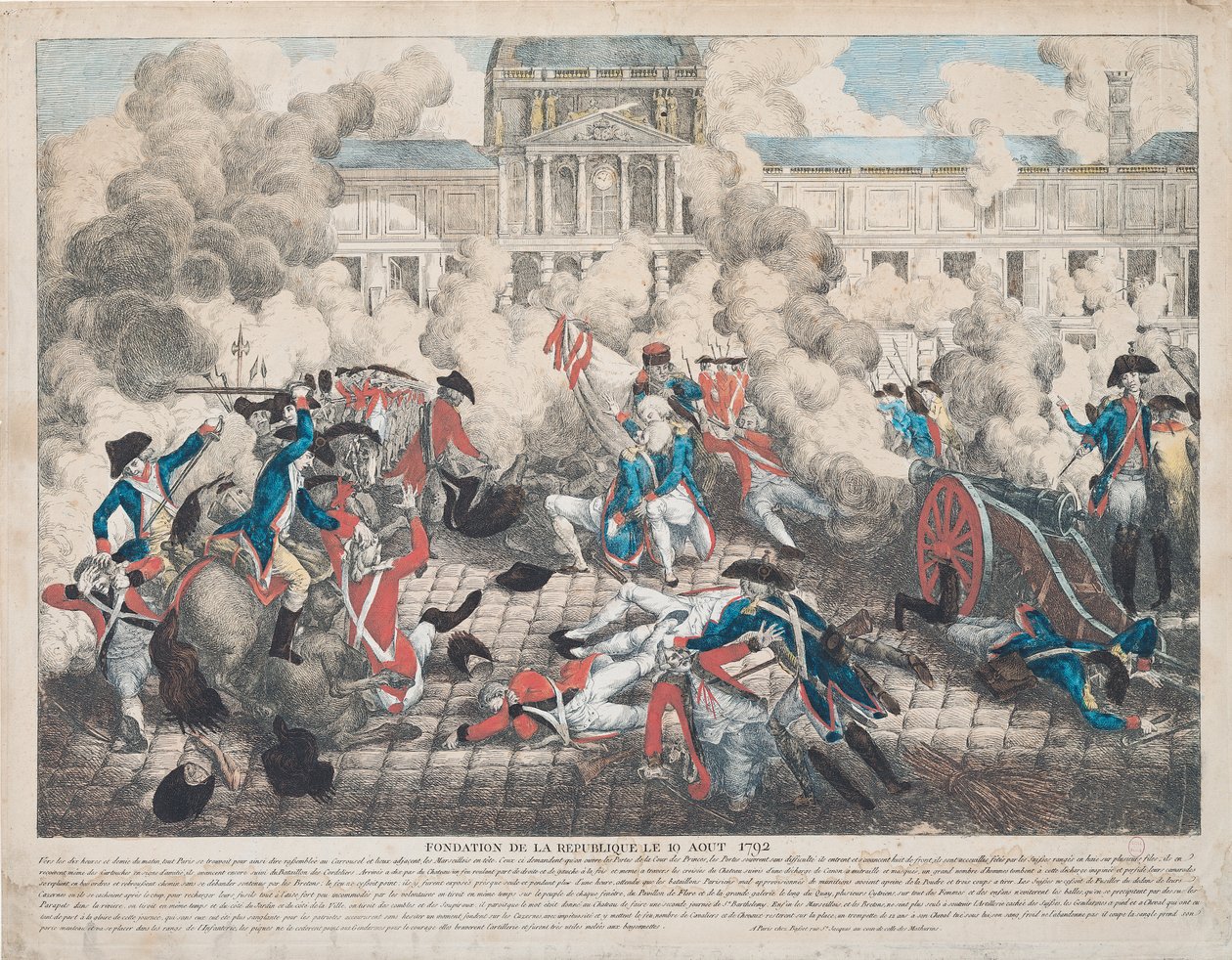 Fondation de la République, 10 août 1792 - French School