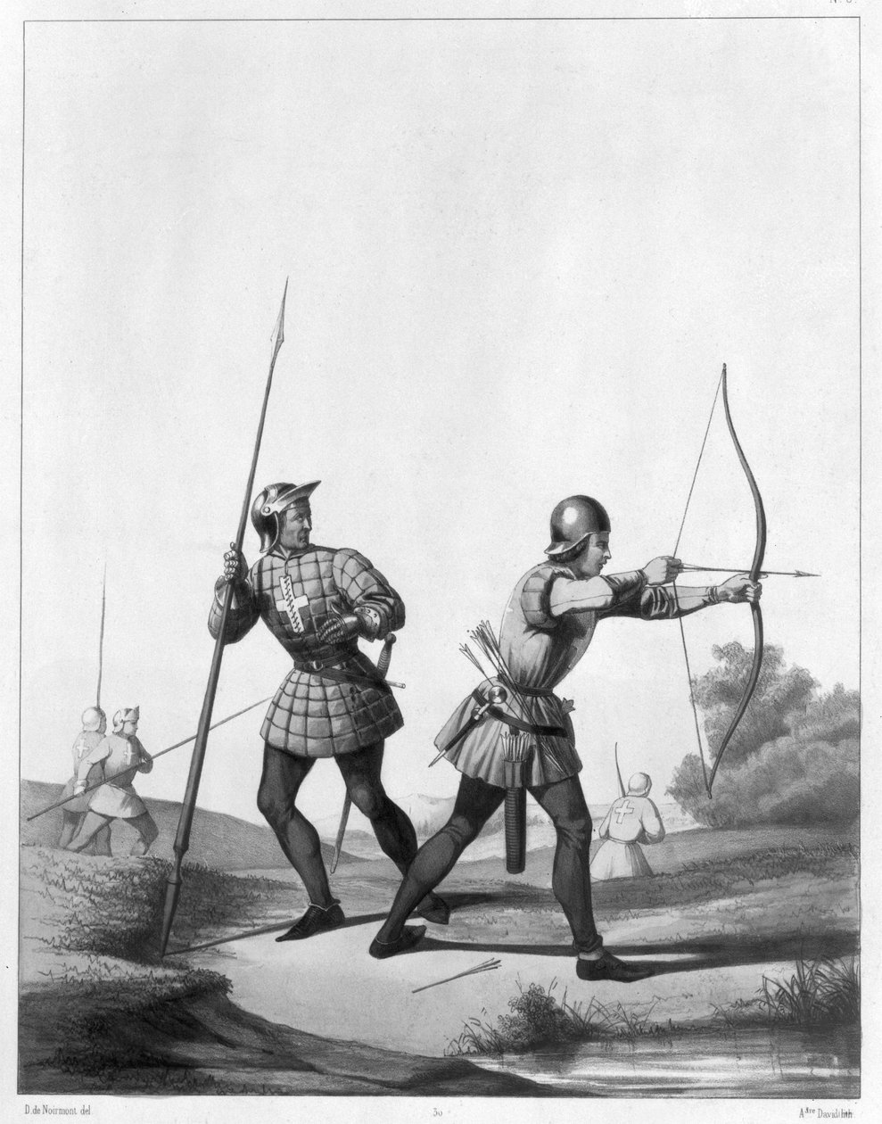 Archers libres sous le règne de Louis XI (1461-83) - French School