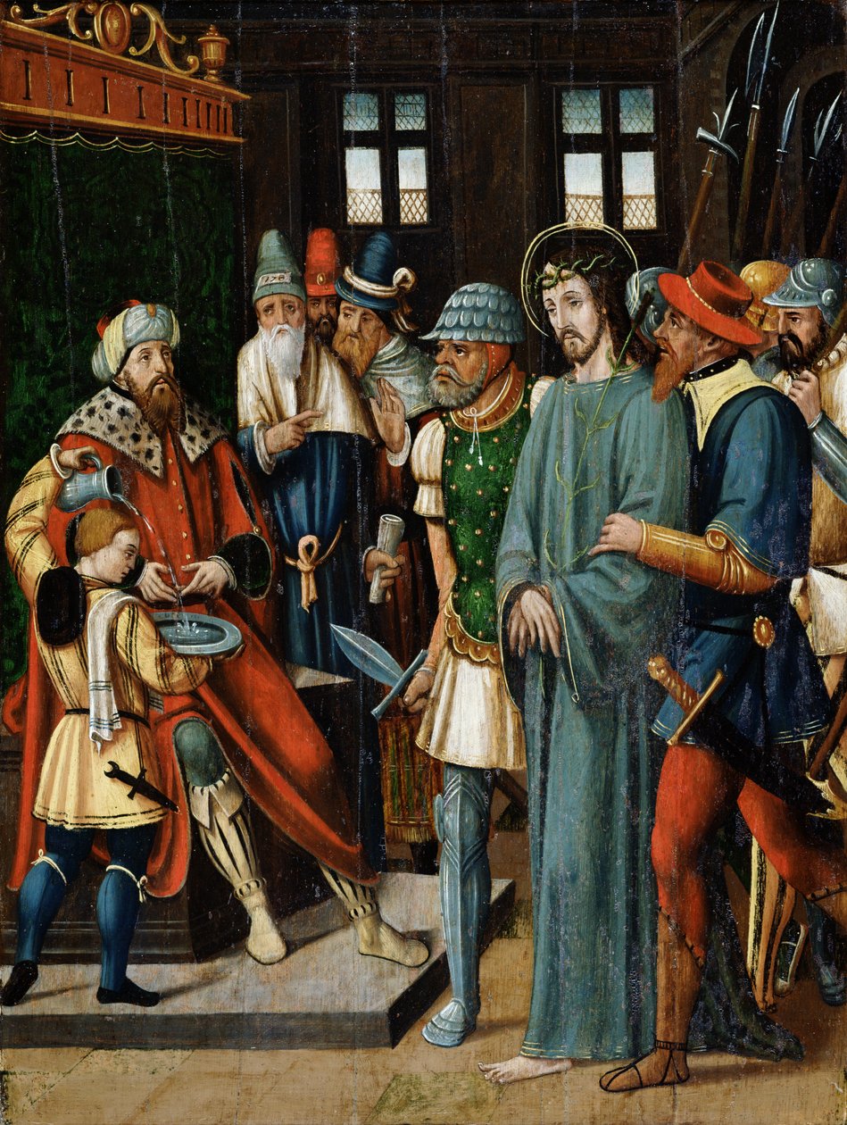 Jésus devant Pilate - French School
