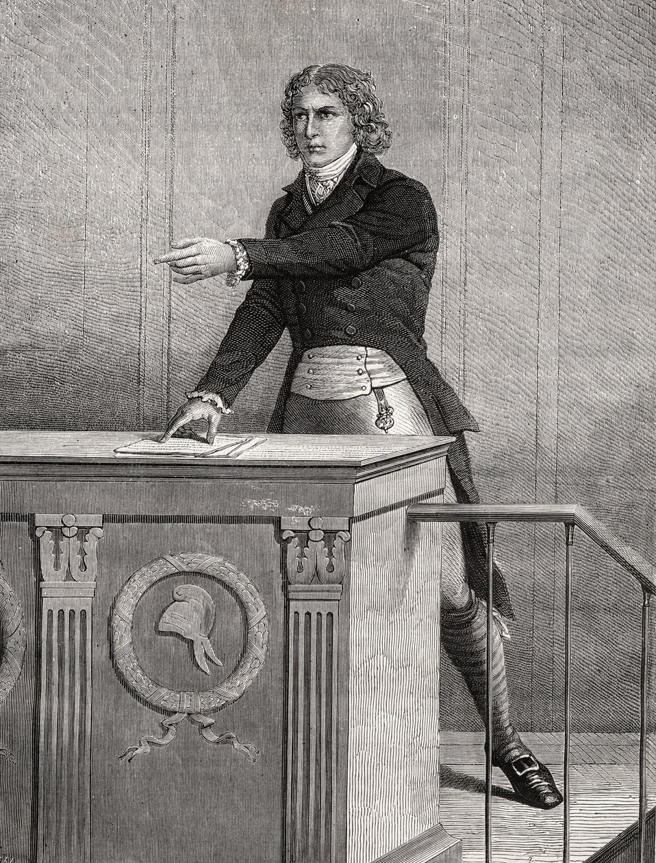 Louis Antoine de Saint-Just (1767-94) - French School