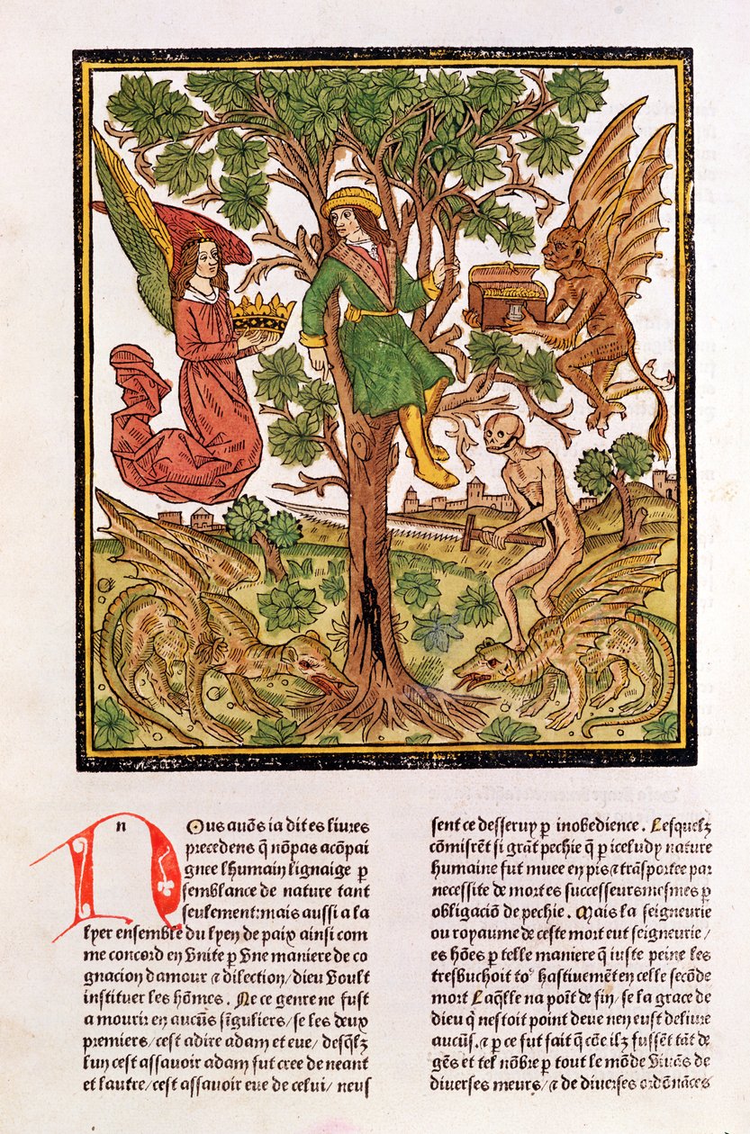 Homme entre vice et vertu, de 