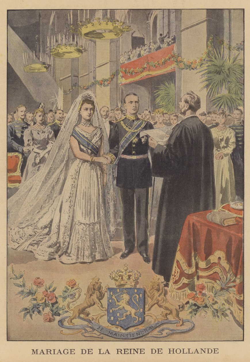 Mariage de la reine des Pays-Bas - French School