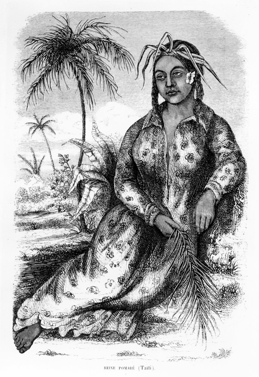 Reine Pomare IV de Tahiti, illustration de 