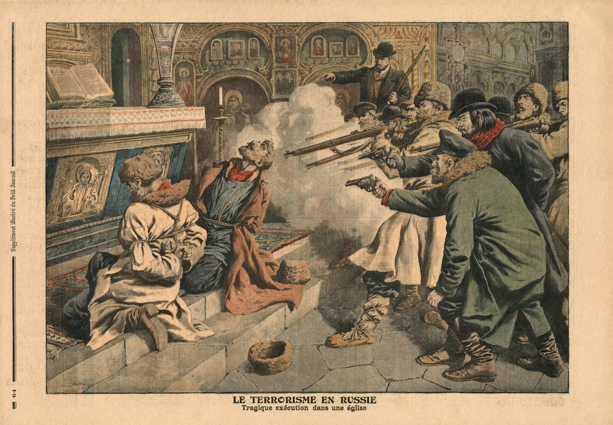 Terrorisme en Russie, illustration de 
