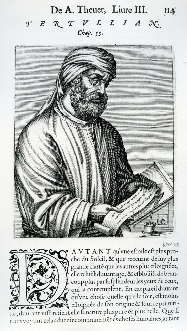 Tertullien, illustration de 