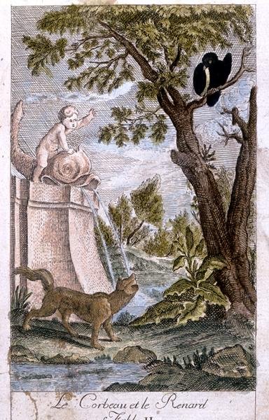Le Corbeau et le Renard, illustration d