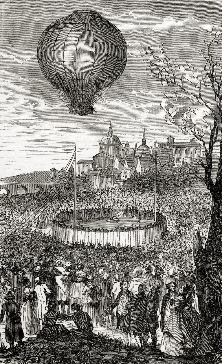 Le Premier Voyage Aérien, Paris, 21 octobre 1783, de 