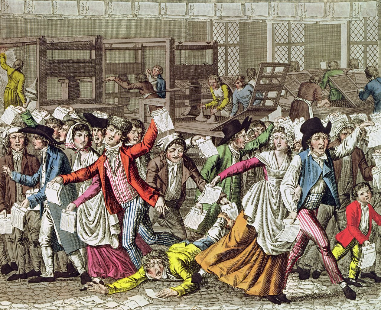 La Liberté de la presse, 1797 - French School