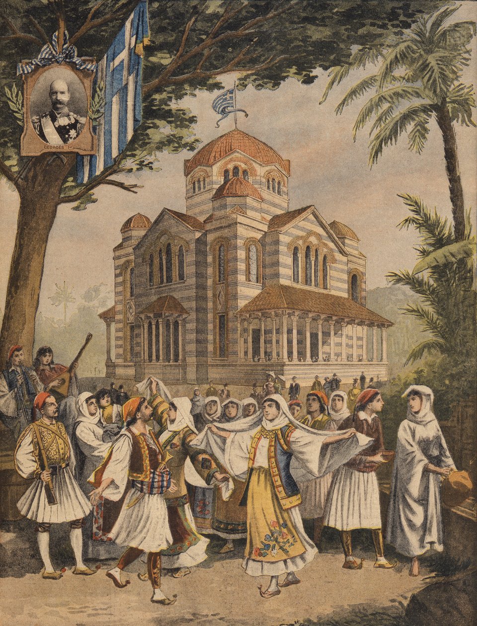 Le pavillon grec à l