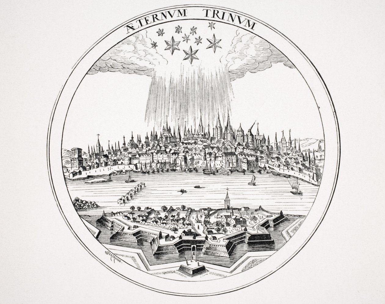 Vue de Cologne, d