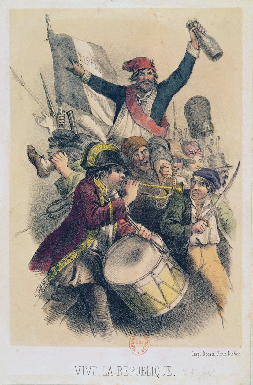 Vive la République (1848) - French School
