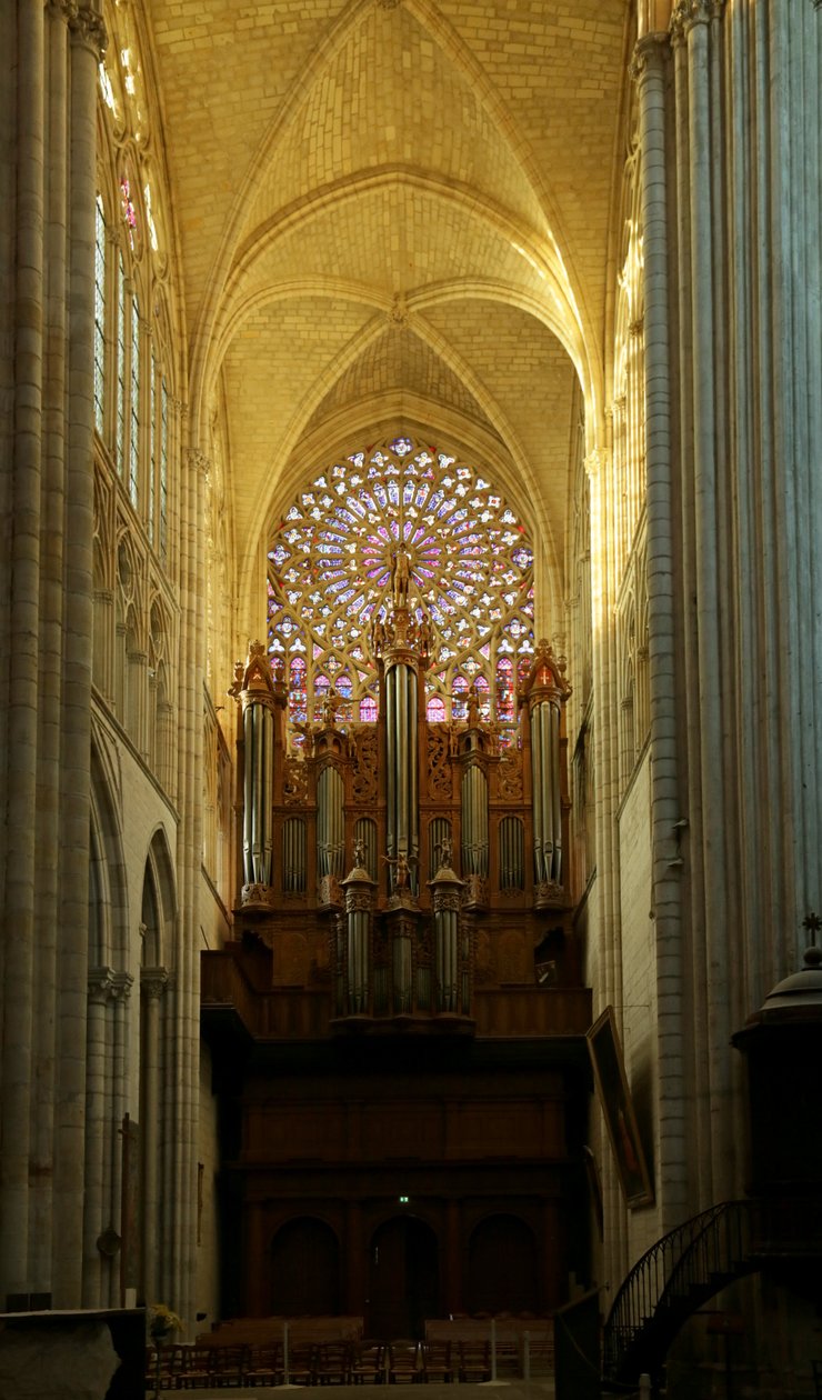Vue du transept sud - French School