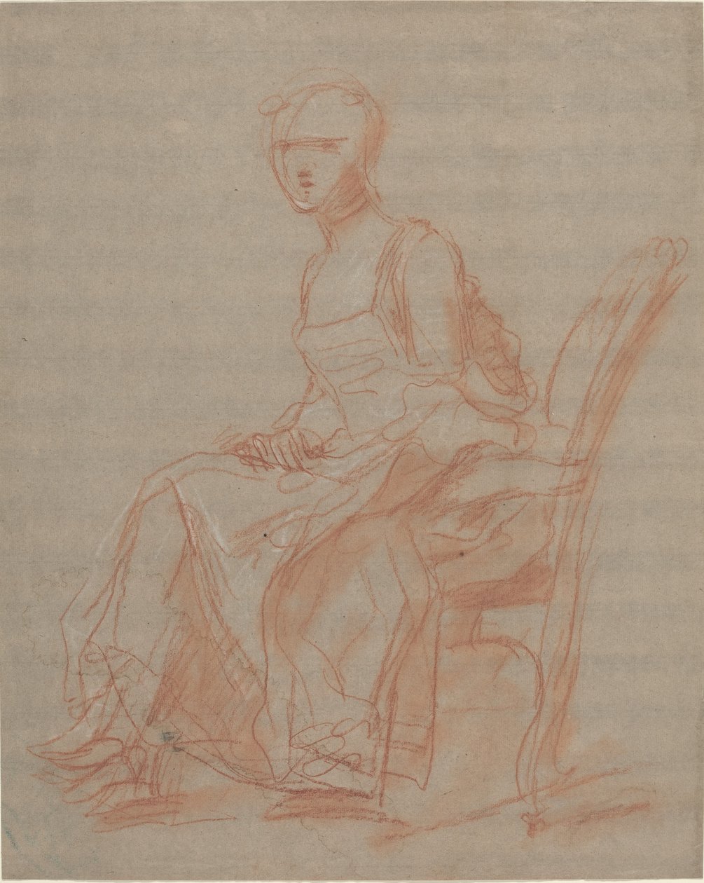 Femme assise - French 18th Century