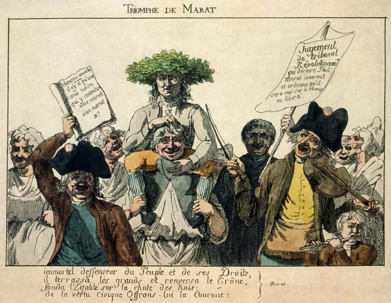 Le triomphe de Marat, 1793 - French Master