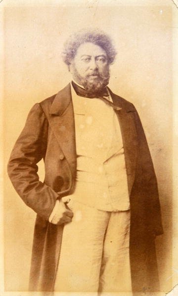Alexandre Dumas Père (1803-70) vers 1860 - French Photographer