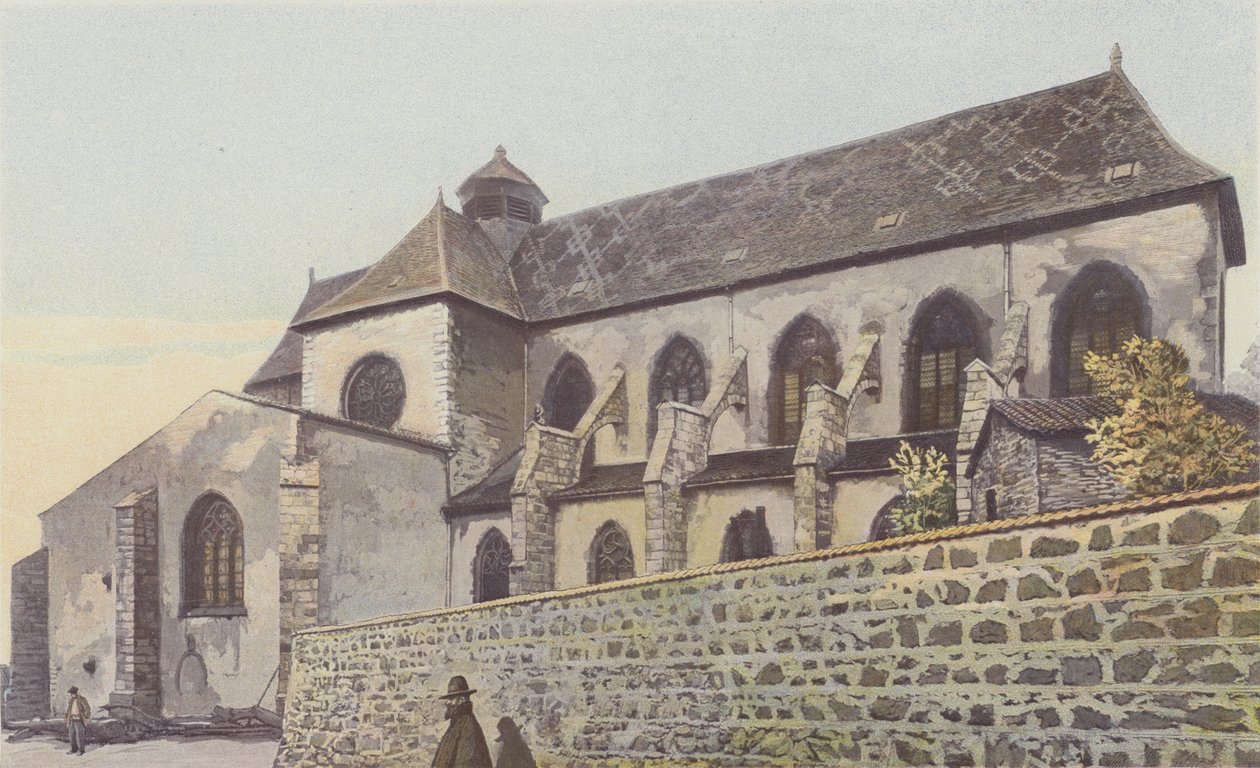 Ambierle, Église, Façade Sud - French Photographer