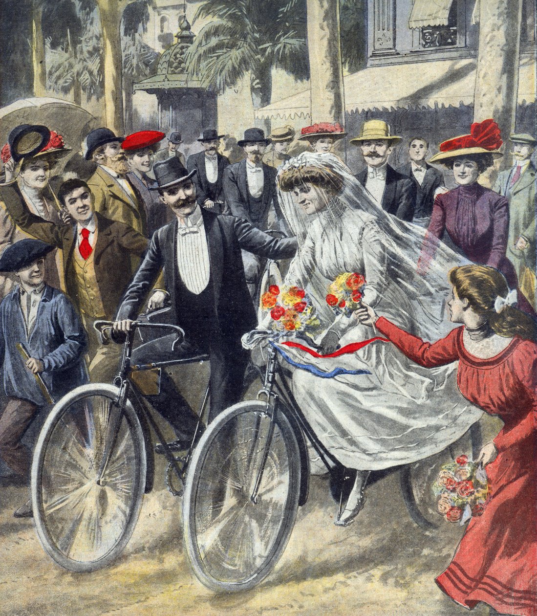 Un mariage à vélo - French School