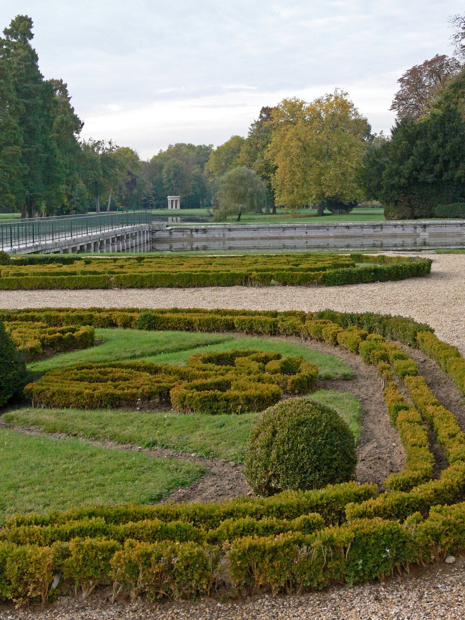 Vue du Château : les jardins - French School