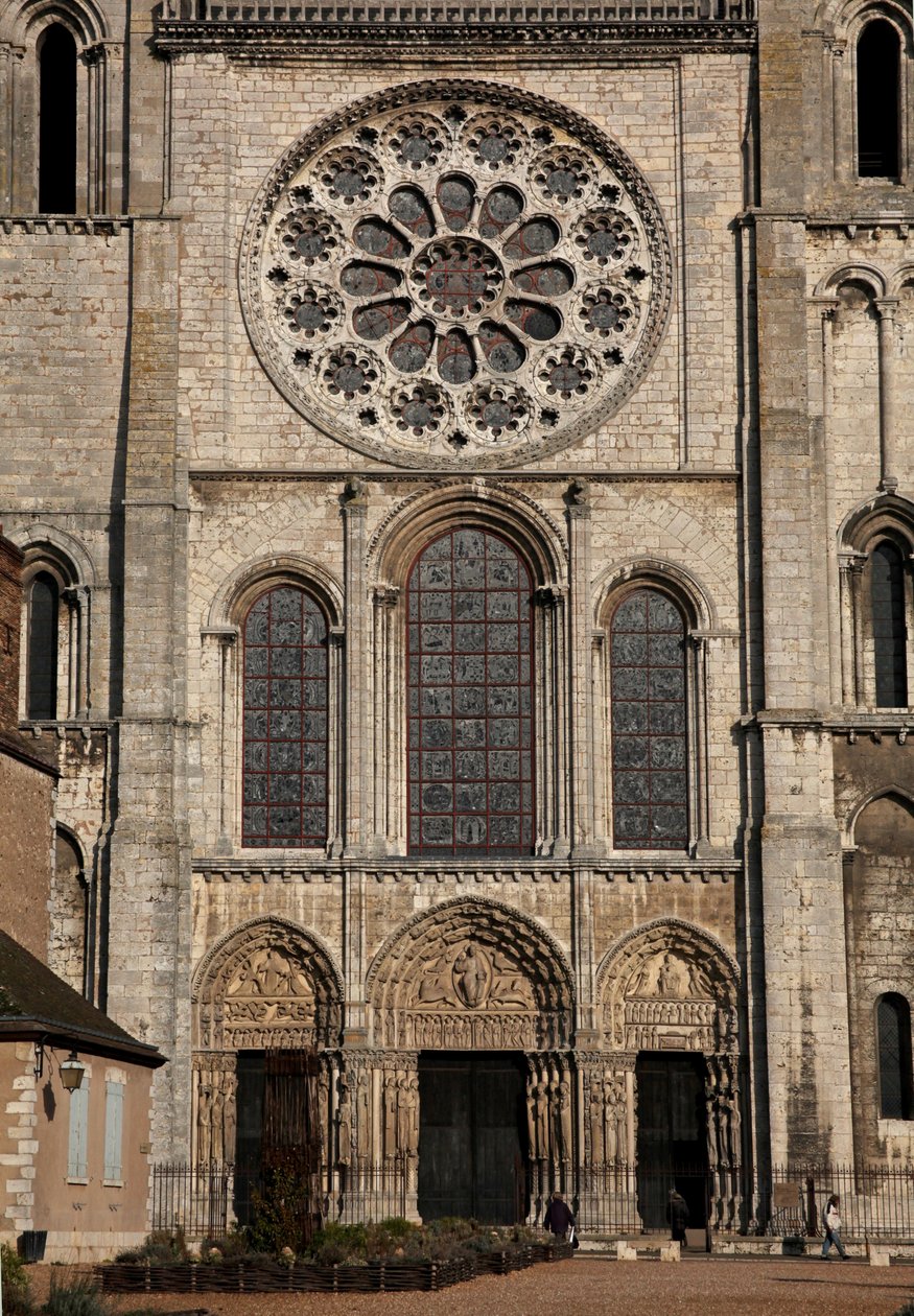 Vue de la façade ouest - French School
