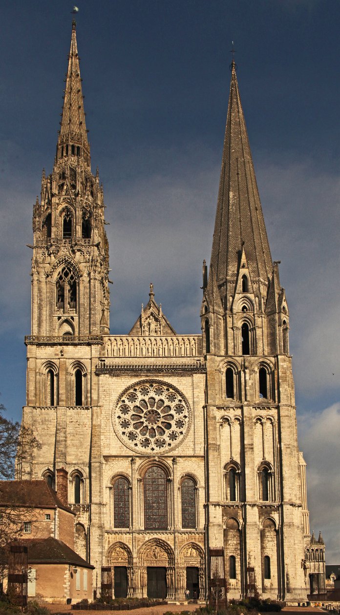 Vue de la façade ouest - French School