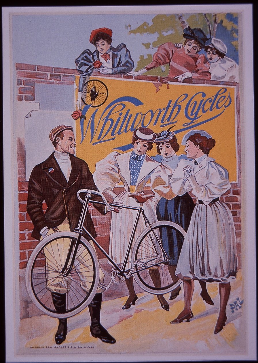 Publicité pour les cycles Whitworth - French School