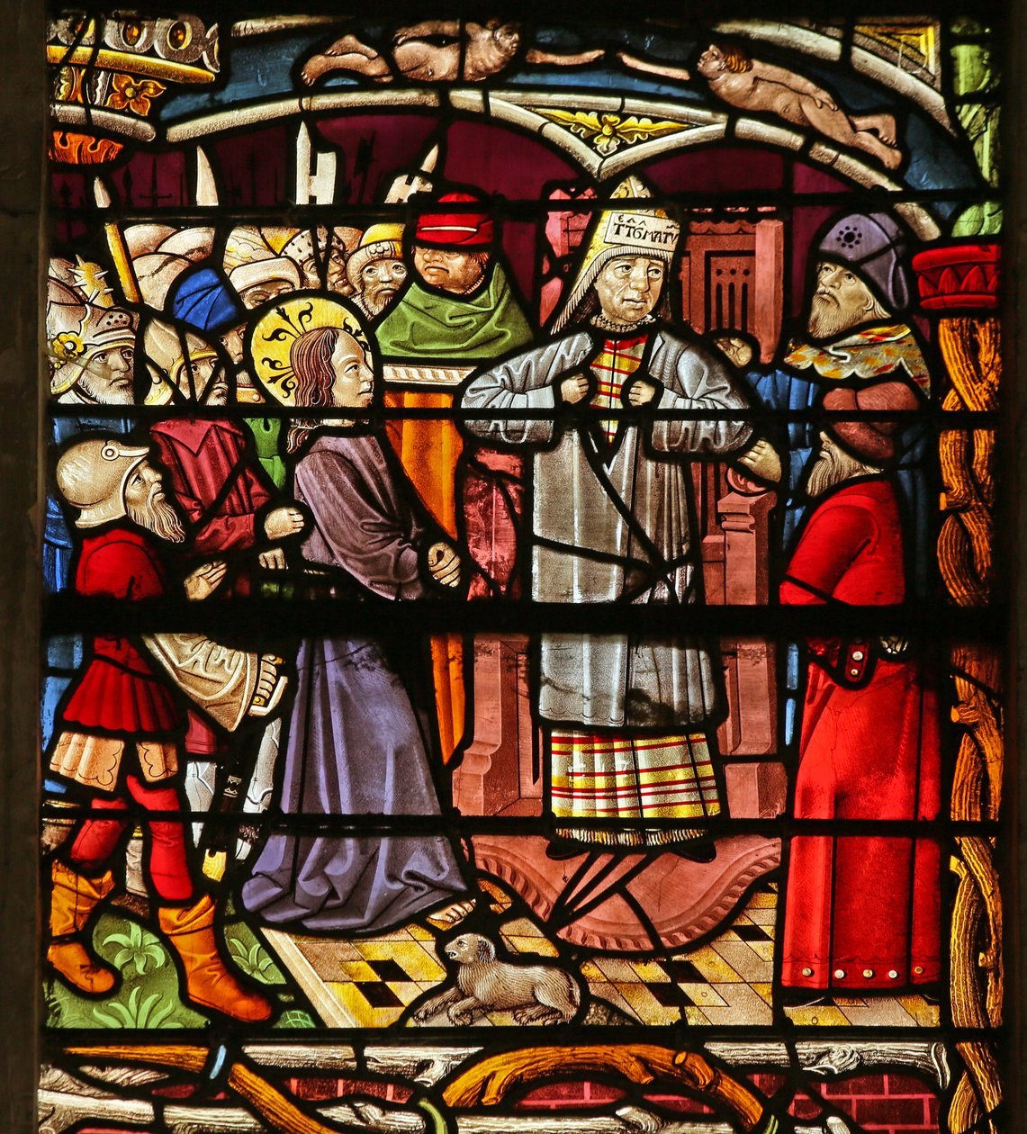 Christ devant le Grand Prêtre - French School