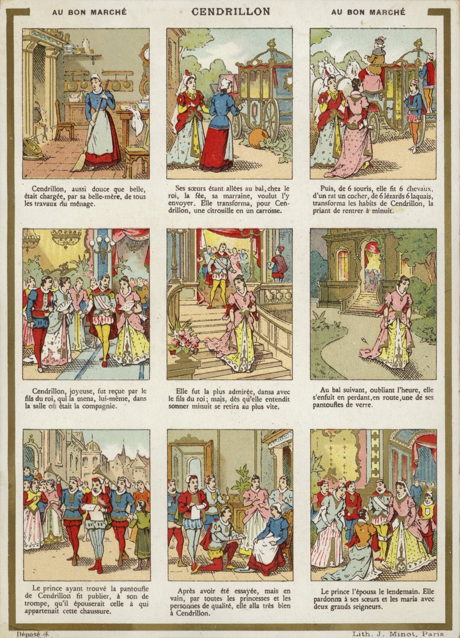 Bande dessinée - Cendrillon - French School