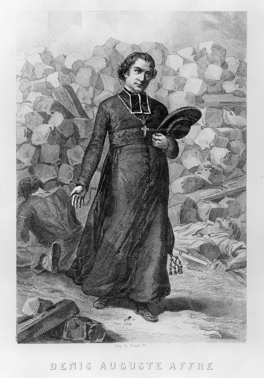Denis-Auguste Affre (gravure) - French School