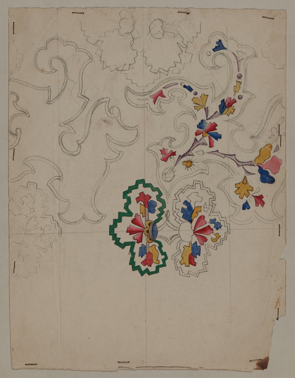 Dessin de conception, début du XIXe siècle - French School