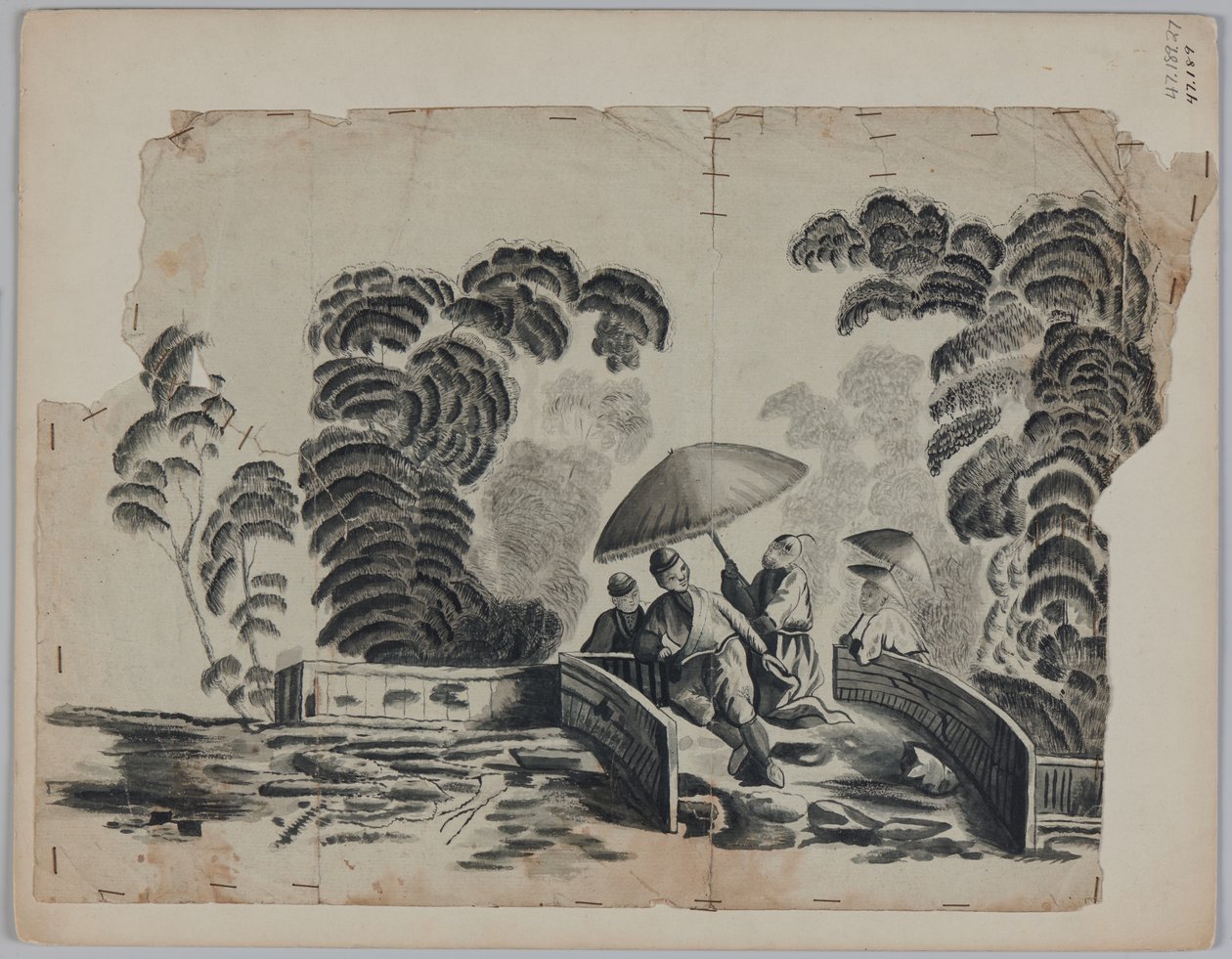 Dessin de conception, fin du XVIIIe siècle - French School