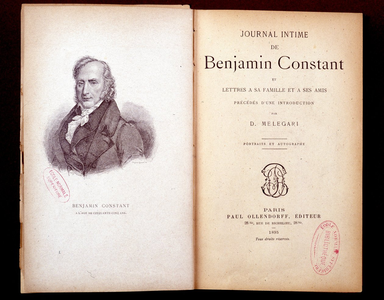 Journal de Benjamin Finstnt. Édition de 1895 - French School