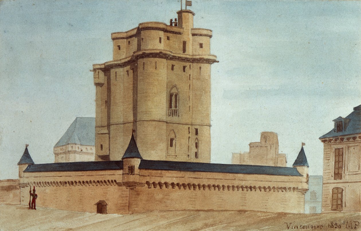 Donjon du château de Vincennes - French School