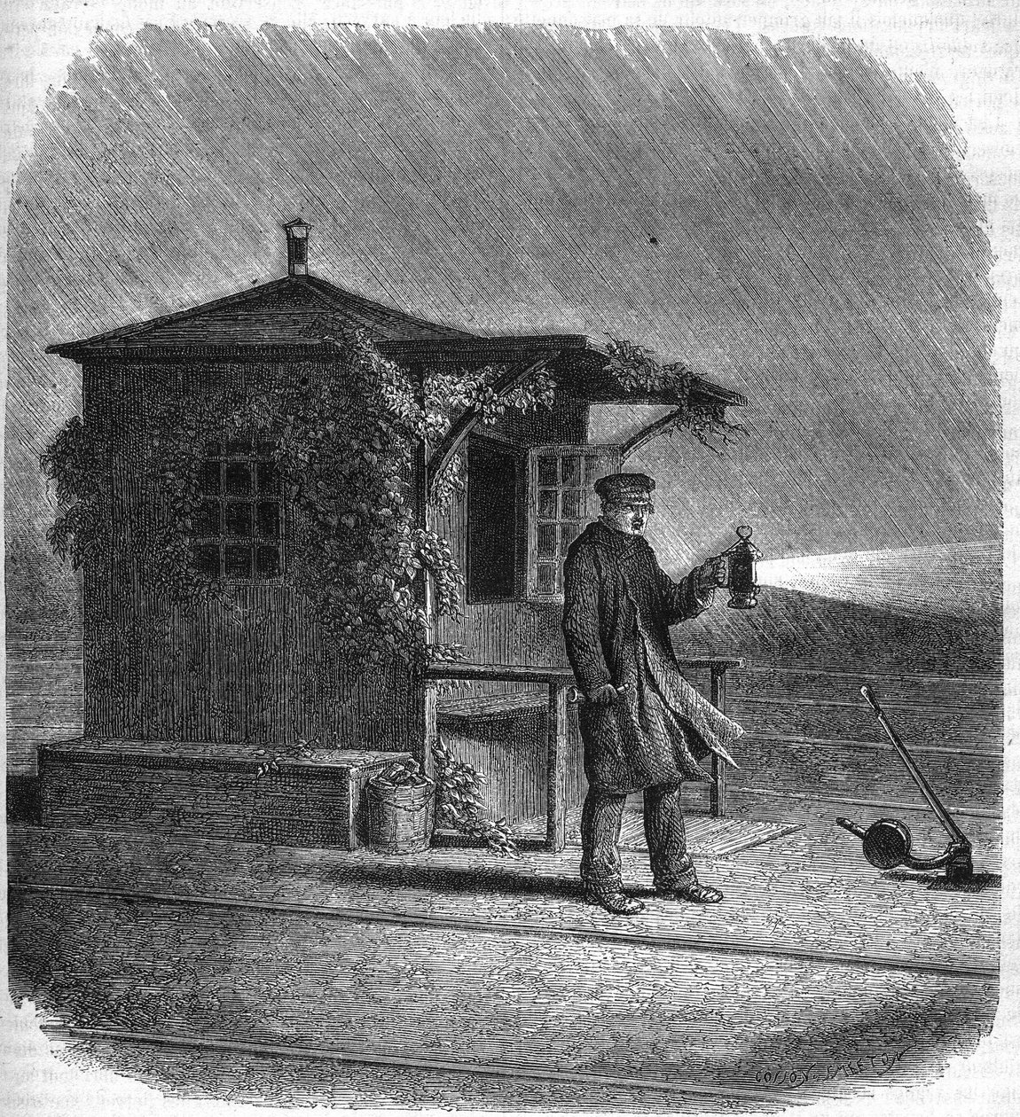 Gravure dans "Le Magasin Pittoresque" - French School