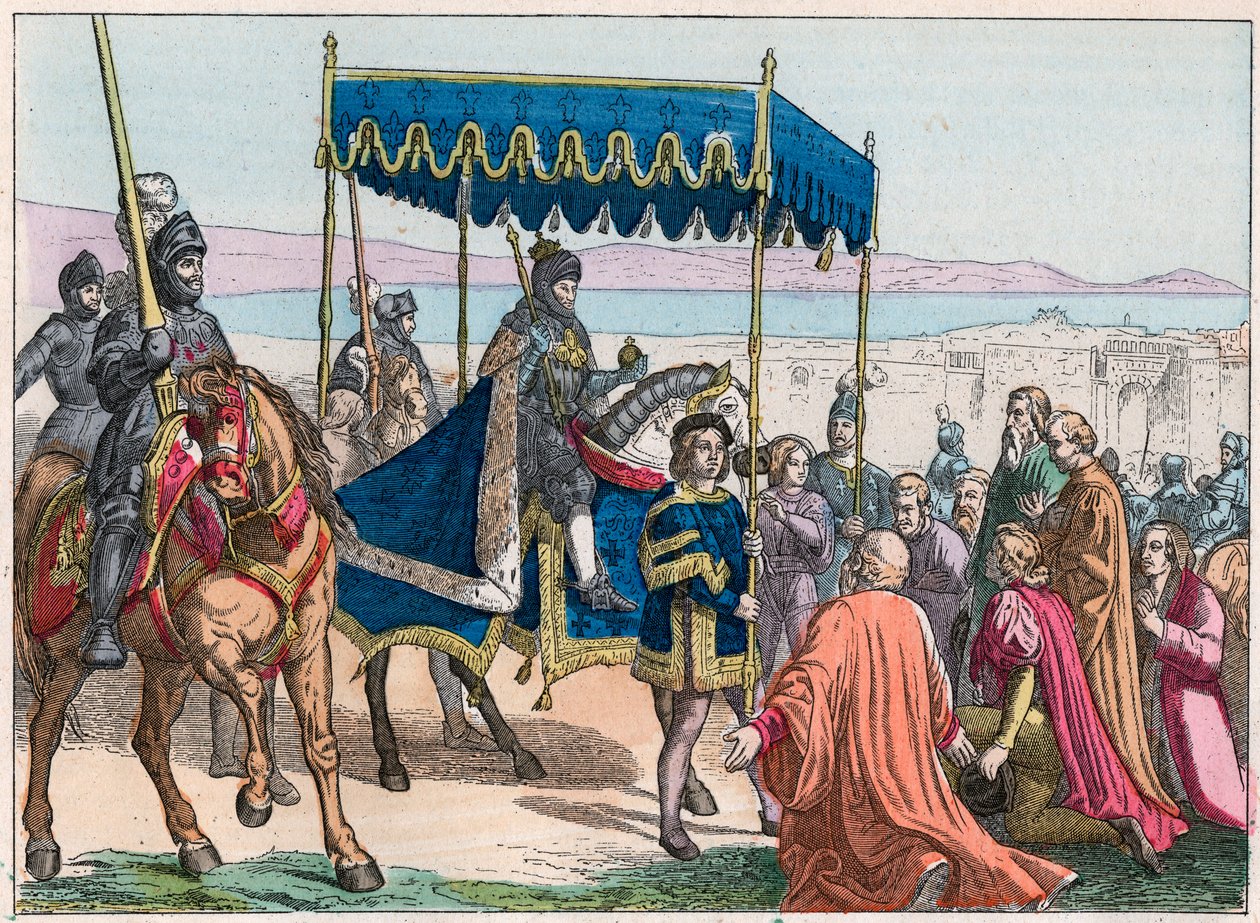 Entrée de Charles VIII (1470-1498) à Naples - French School