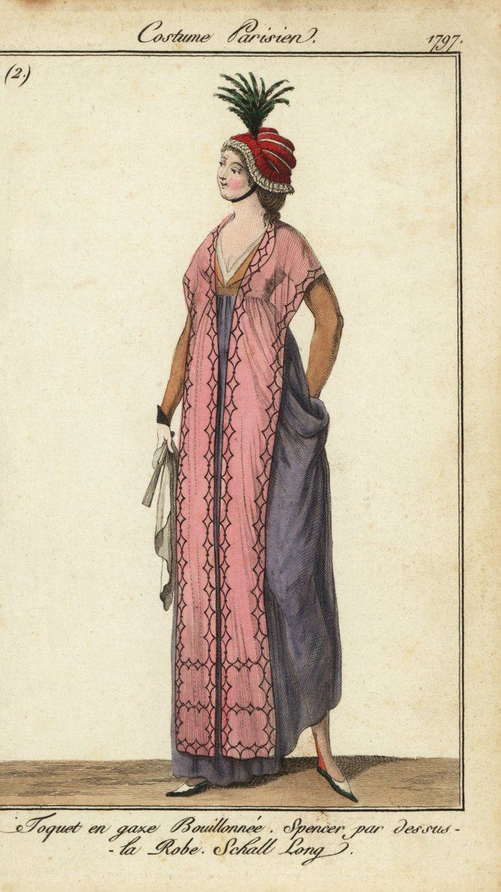 Femmes à la mode du Directoire - French School