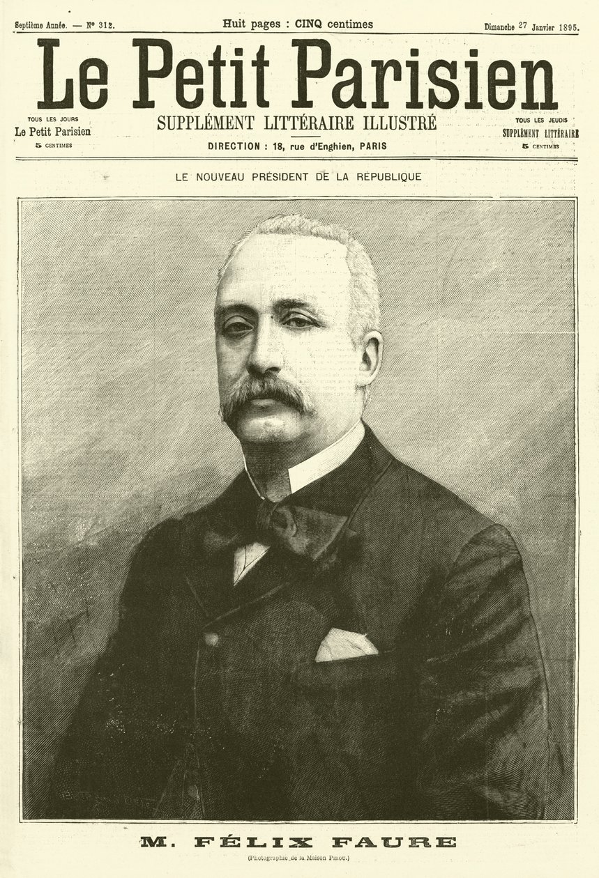 Felix Faure, nouveau President de la France - French School