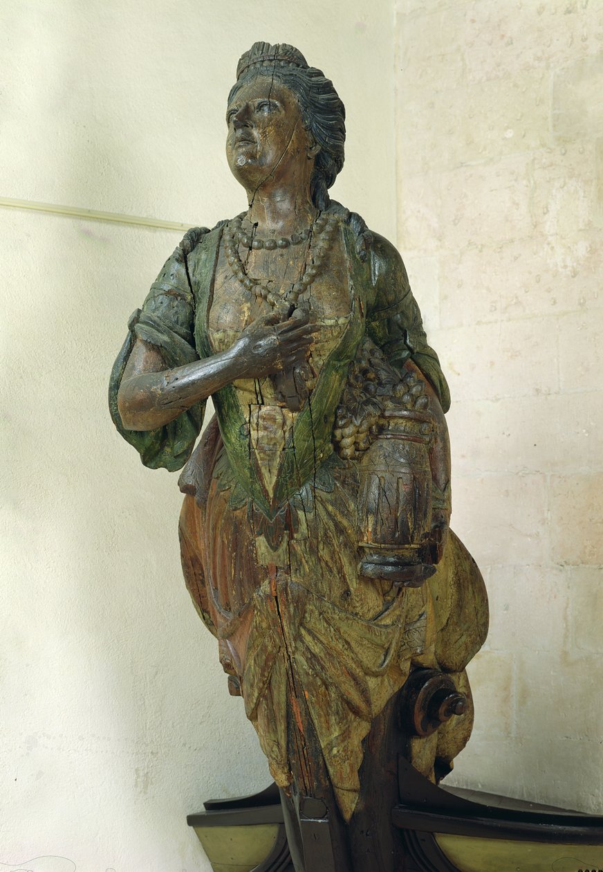 Figure de proue (bois) - French School