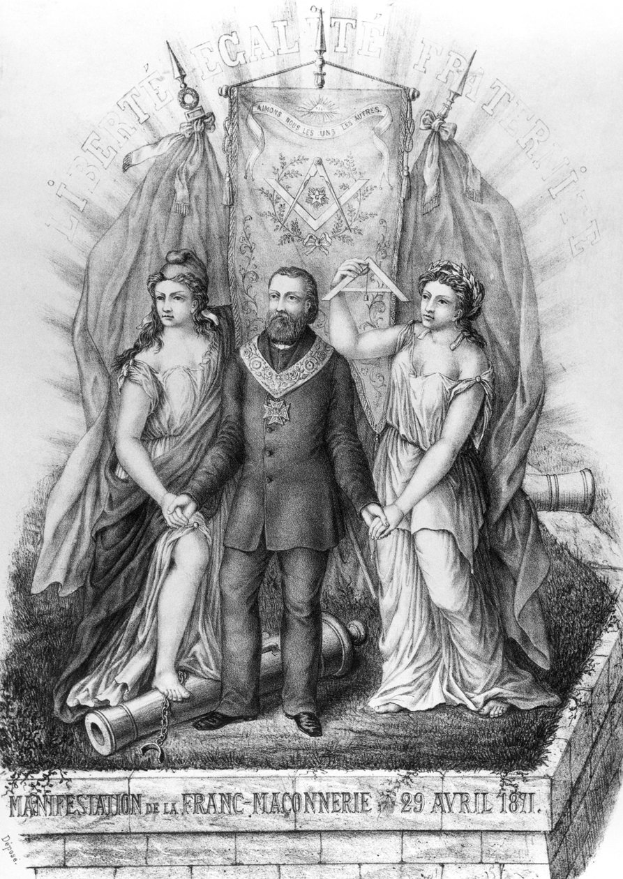 Franc-maçonnerie et la Commune, 1871 - French School