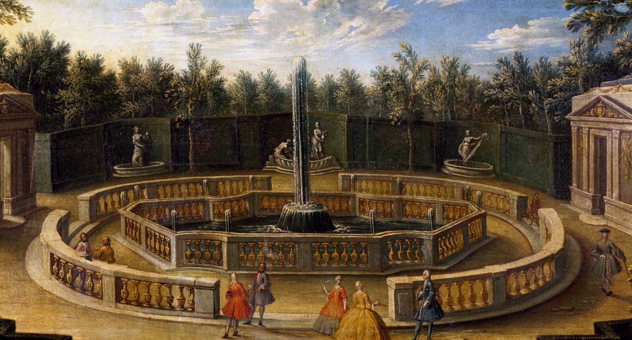 Bosquet des Dômes à Versailles - French School